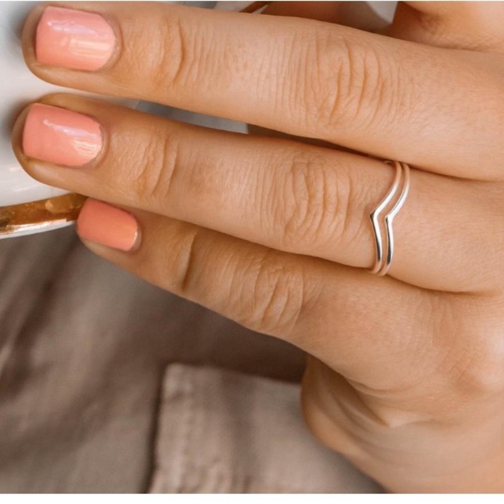 Harmony Chevron ring